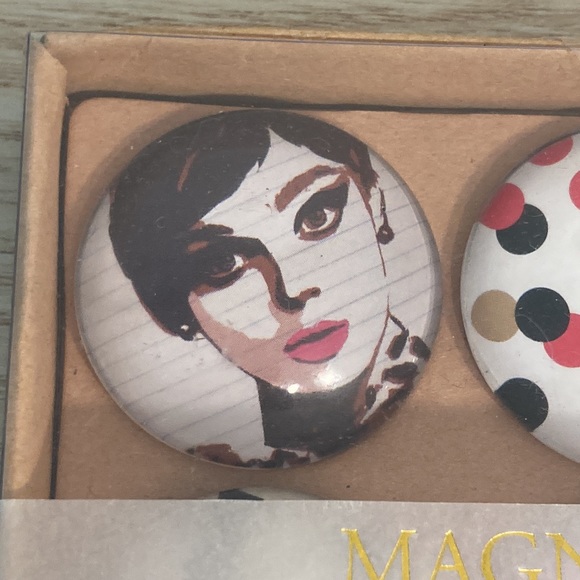 Papyrus glass dome 6 magnets fashion be beautiful New - Picture 2 of 15